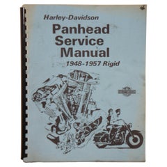 1948-1957 Vintage Harley-Davidson Panhead Service Manual Catalog Book Rigid