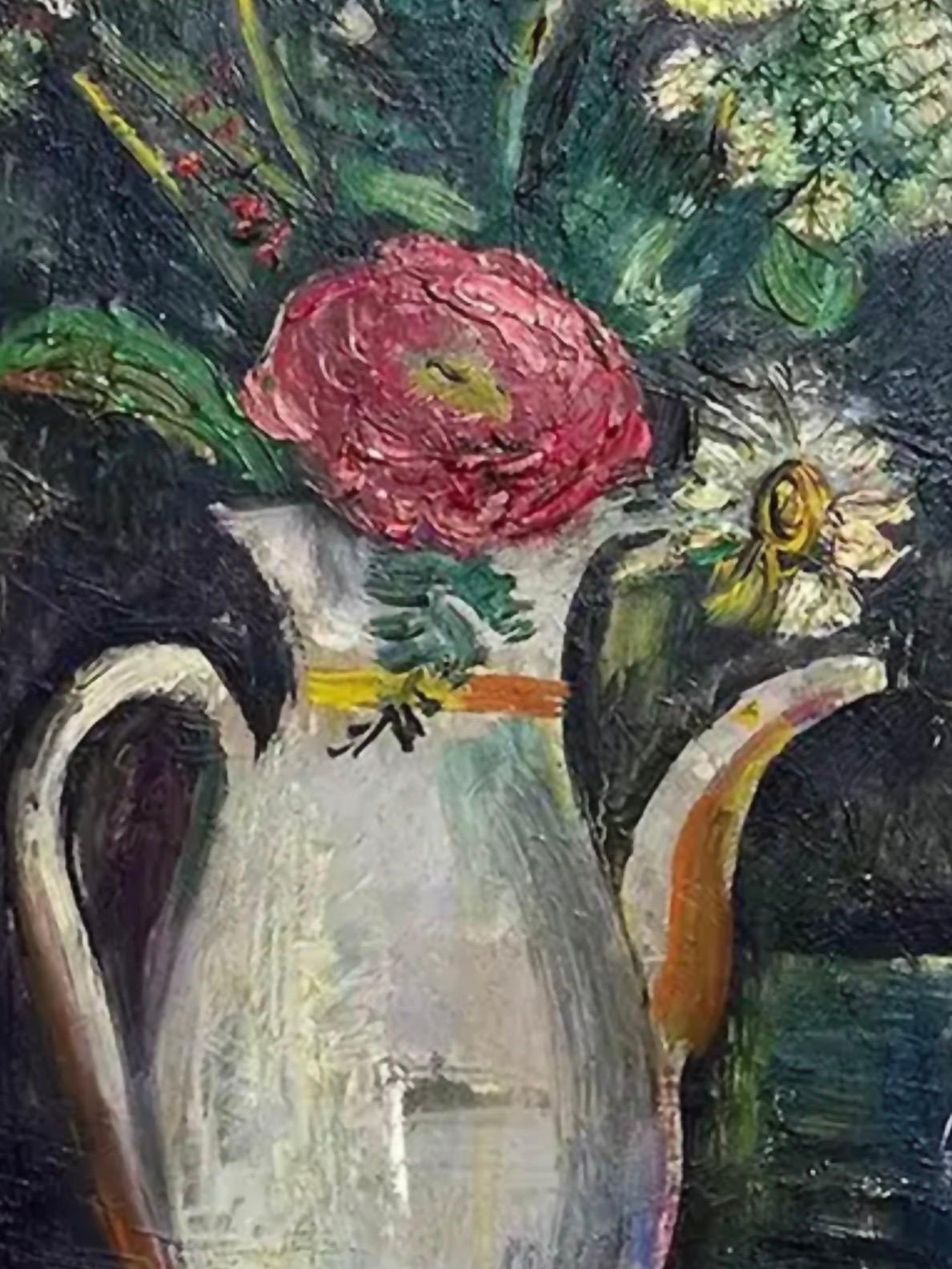 An oil on artistboard by listed artist E.Romano titled 