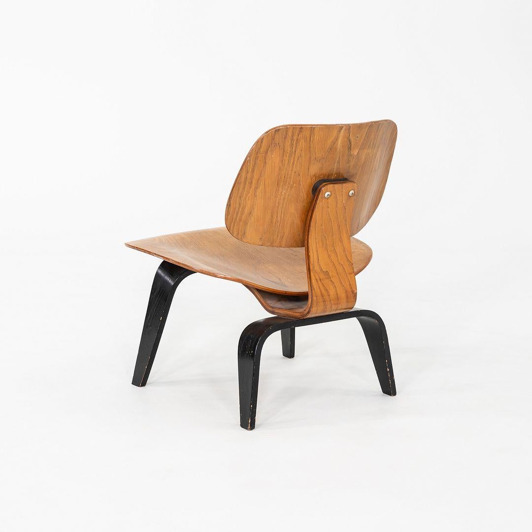 1948 Silla Eames LCW Lounge de fresno con patas ebonizadas de Evans / Herman Miller en venta 3