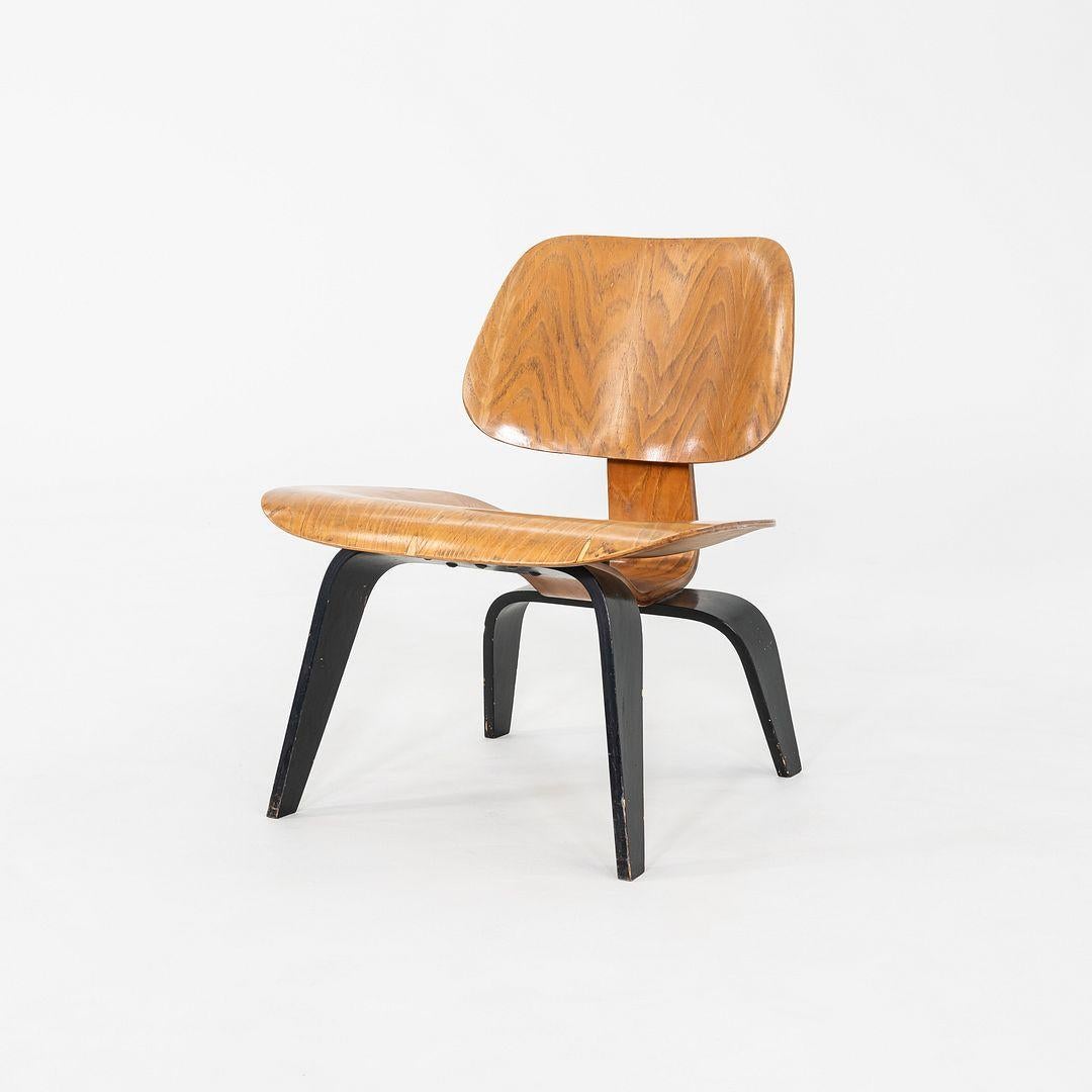 1948 Silla Eames LCW Lounge de fresno con patas ebonizadas de Evans / Herman Miller en venta 4