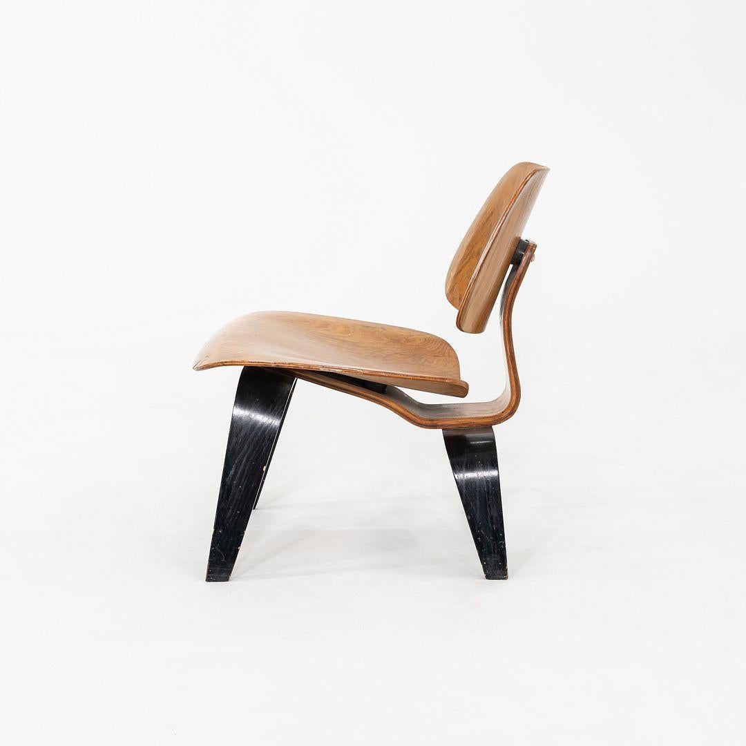 1948 Silla Eames LCW Lounge de fresno con patas ebonizadas de Evans / Herman Miller mediados del siglo XX en venta