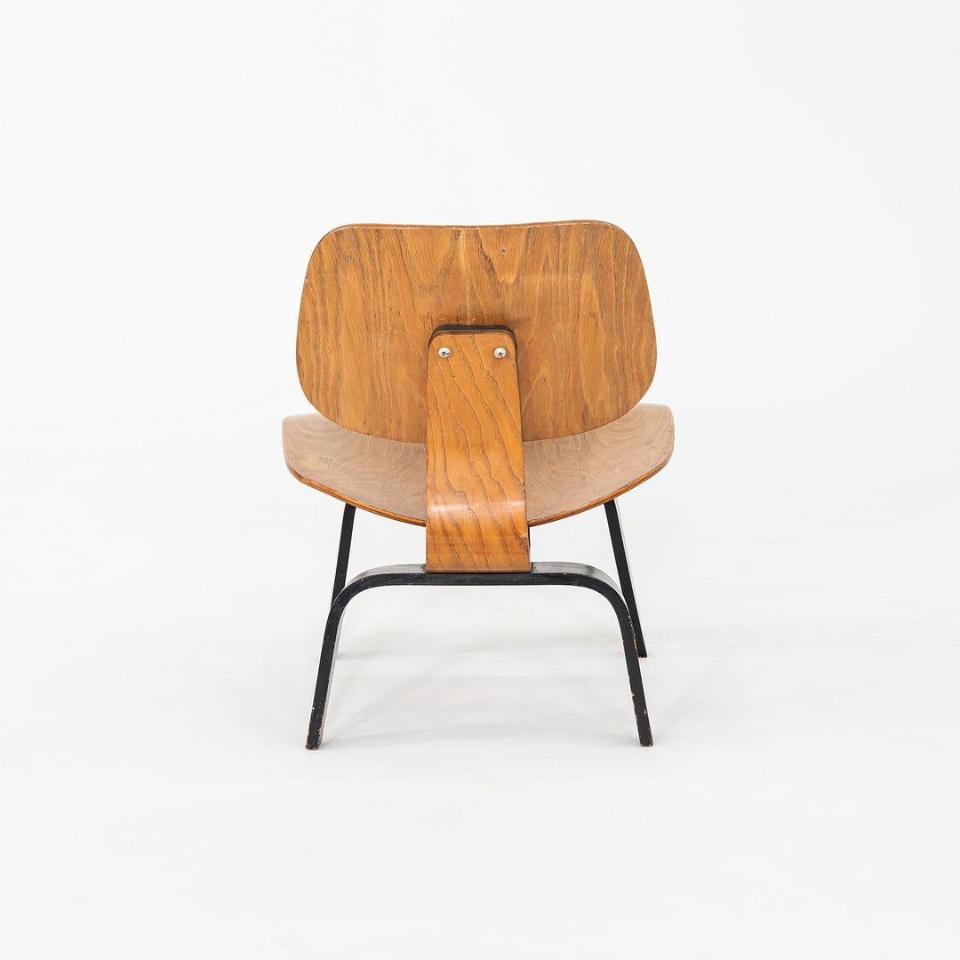 1948 Silla Eames LCW Lounge de fresno con patas ebonizadas de Evans / Herman Miller Madera en venta