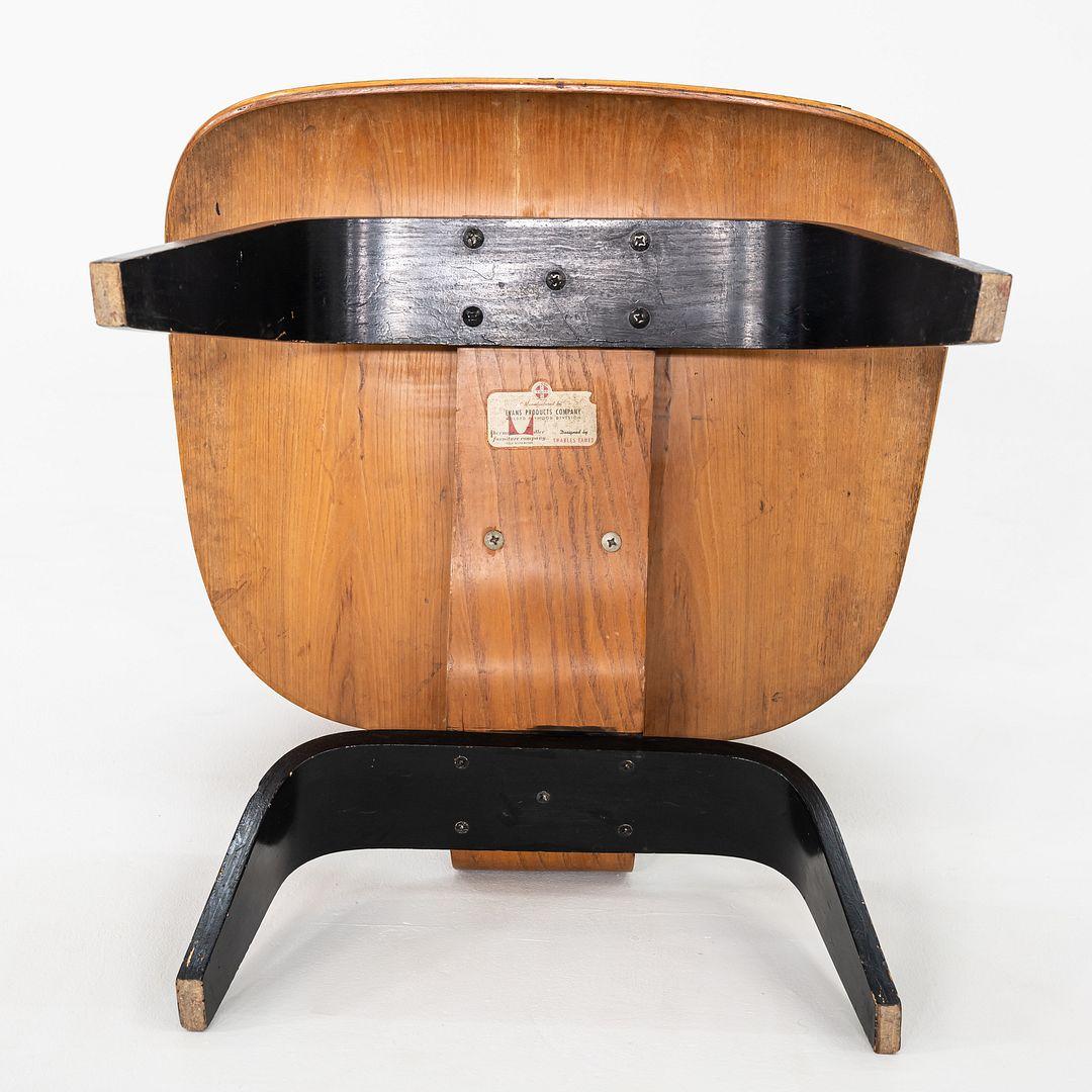 1948 Silla Eames LCW Lounge de fresno con patas ebonizadas de Evans / Herman Miller en venta 1
