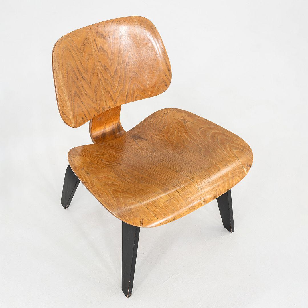 1948 Silla Eames LCW Lounge de fresno con patas ebonizadas de Evans / Herman Miller en venta 2