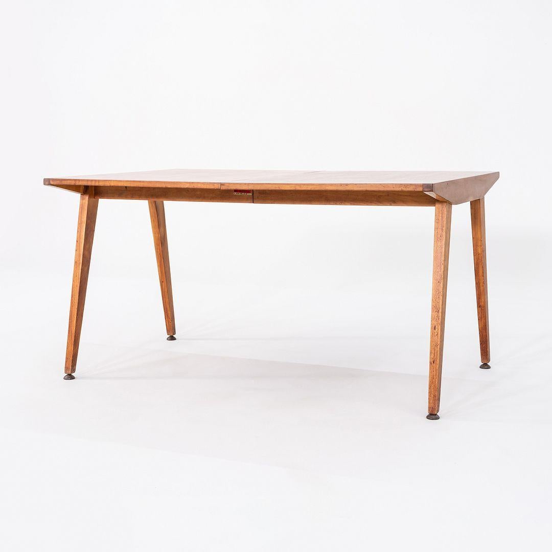 Milieu du XXe siècle Table de salle à manger à rallonge N-12 en bouleau George Nakashima pour Knoll Associates, 1948 en vente
