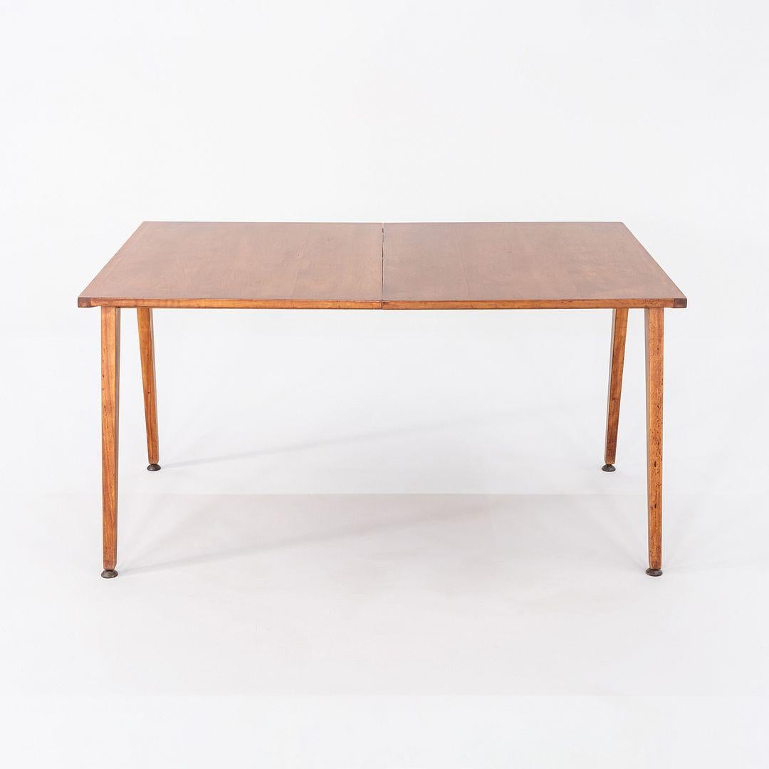 Table de salle à manger à rallonge N-12 en bouleau George Nakashima pour Knoll Associates, 1948 en vente 1