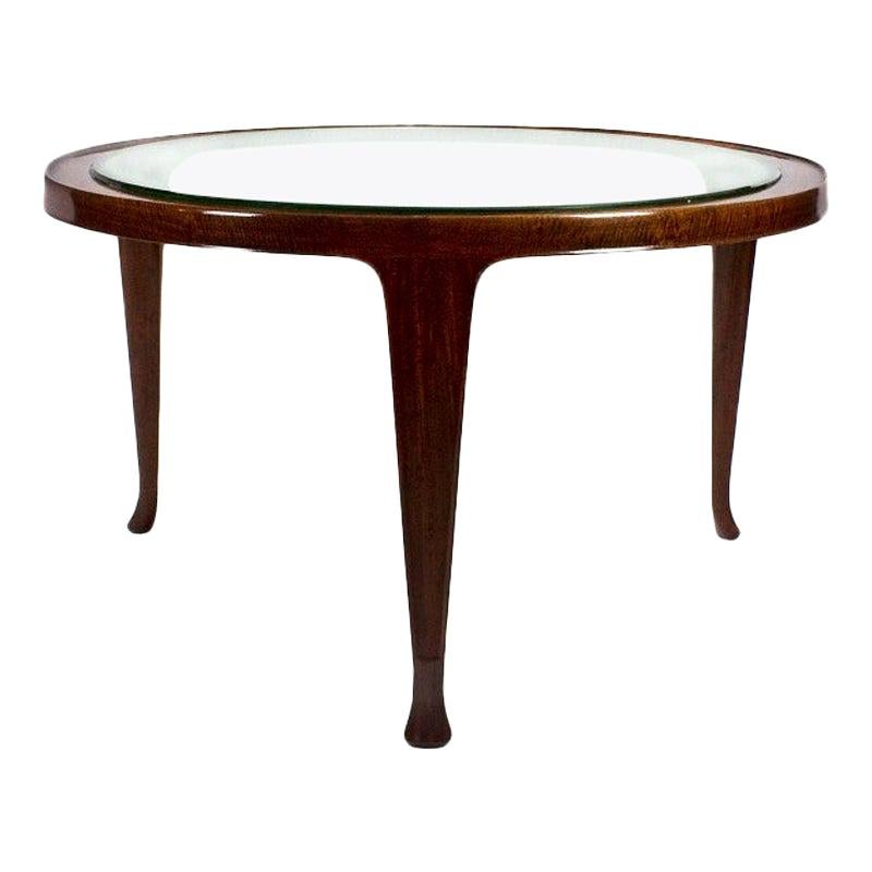 Large Mid-Century Modern Coffee Table Attributed to Guglielmo Ulrich- Italy For Sale