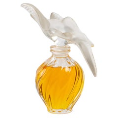 Flacon de parfum original L'Air du Temps Nina Ricci en forme de bouteille géante Marc Lalique, 1948