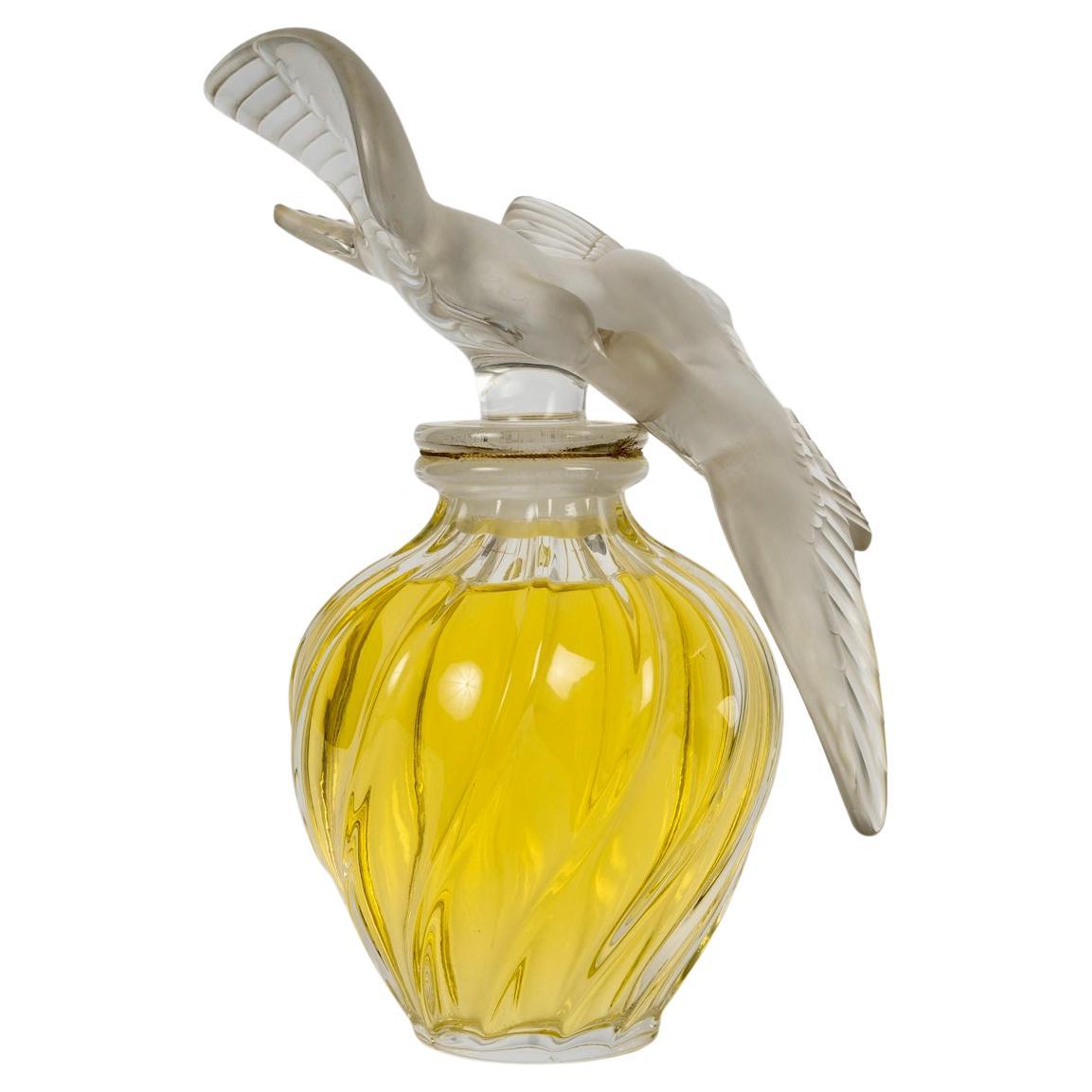 1948 Marc Lalique Giant Perfume Bottle L'Air du Temps For Nina Ricci For Sale