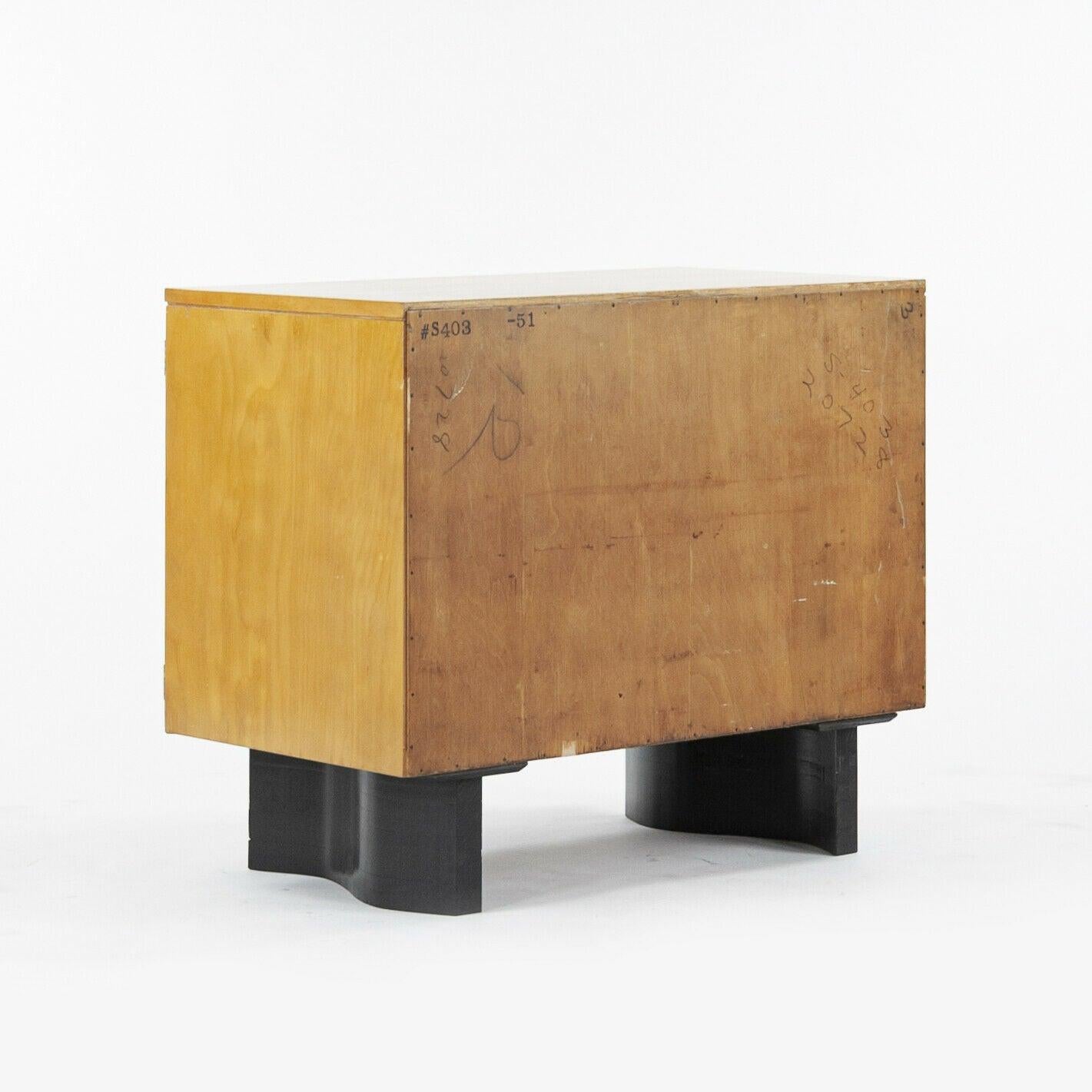 Wood 1948 Pair of Two-Door Cabinets by Eliel Saarinen & Swanson Johnson Furniture Co For Sale