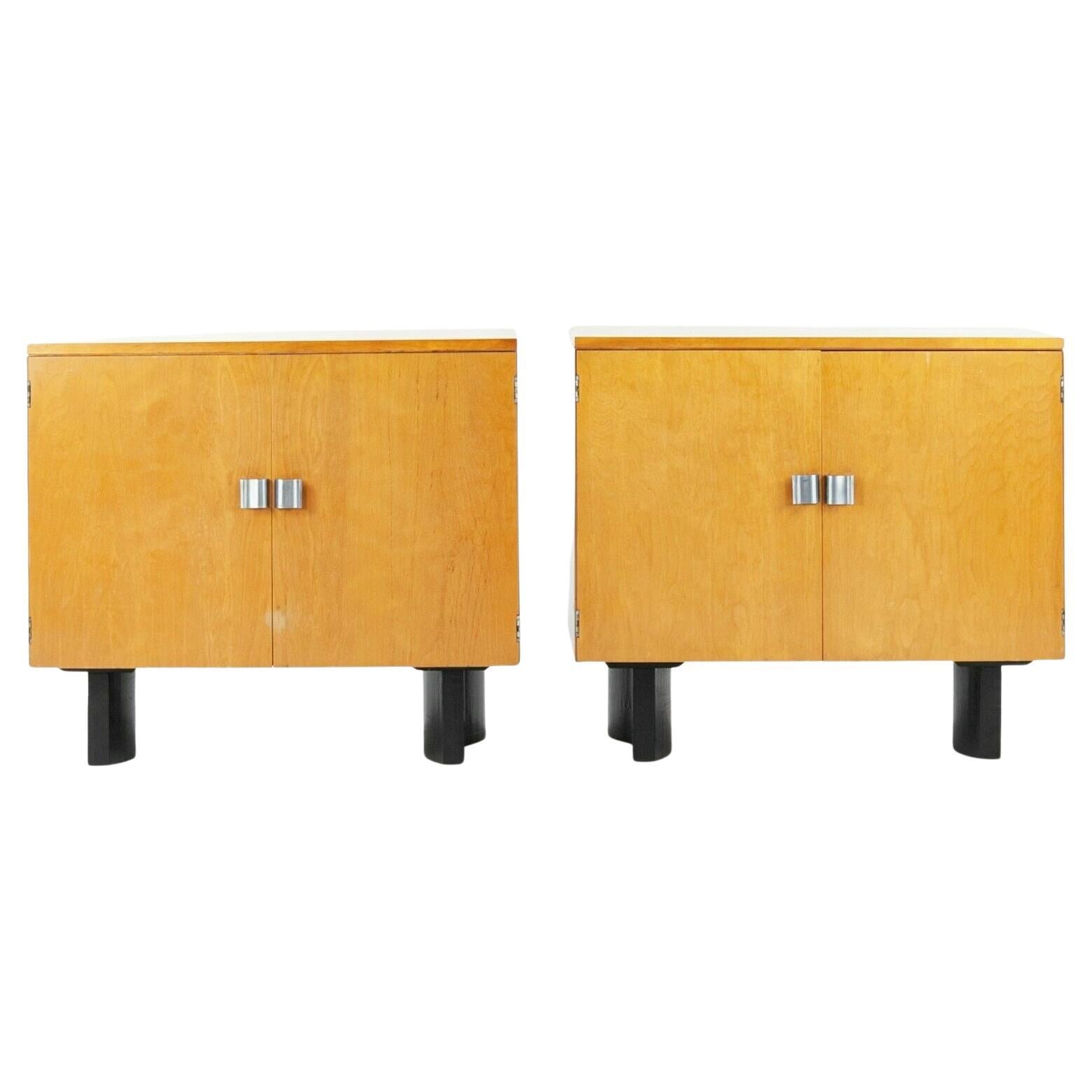 1948 Pair of Two-Door Cabinets by Eliel Saarinen & Swanson Johnson Furniture Co