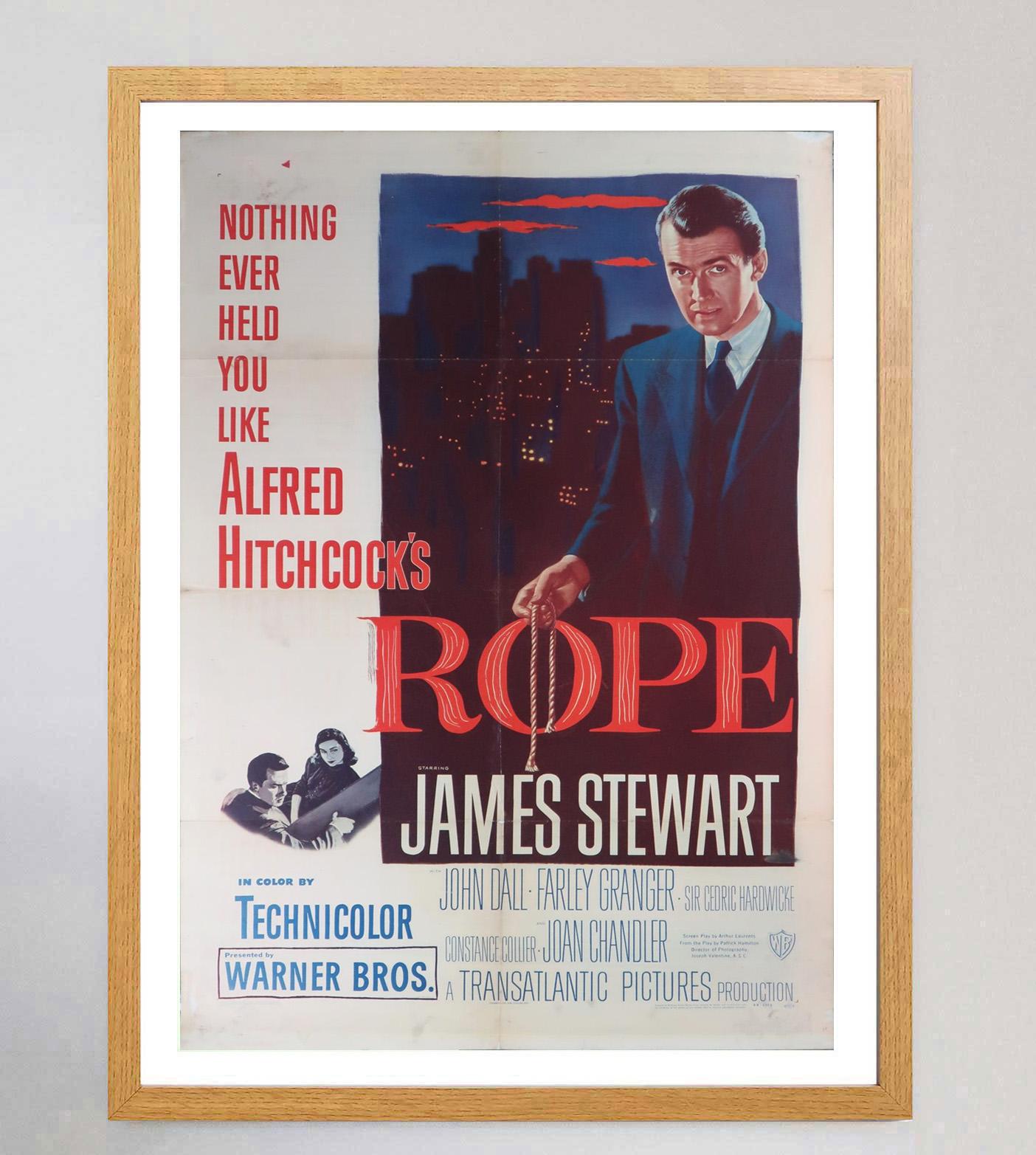 1948 Rope Original Vintage Poster (amerikanisch) im Angebot
