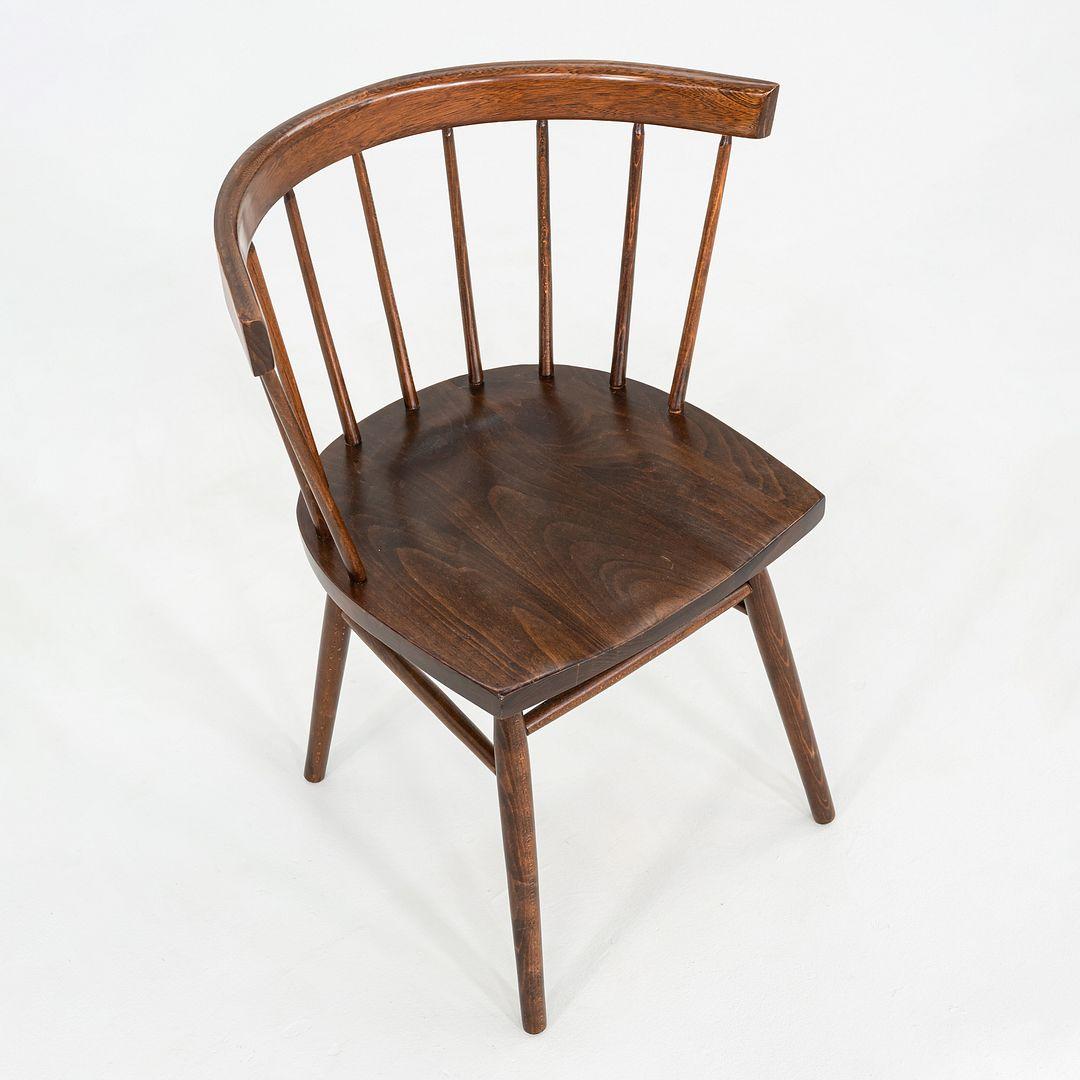 1949 George Nakashima pour Knoll Chaise droite N19 en noyer en vente 1