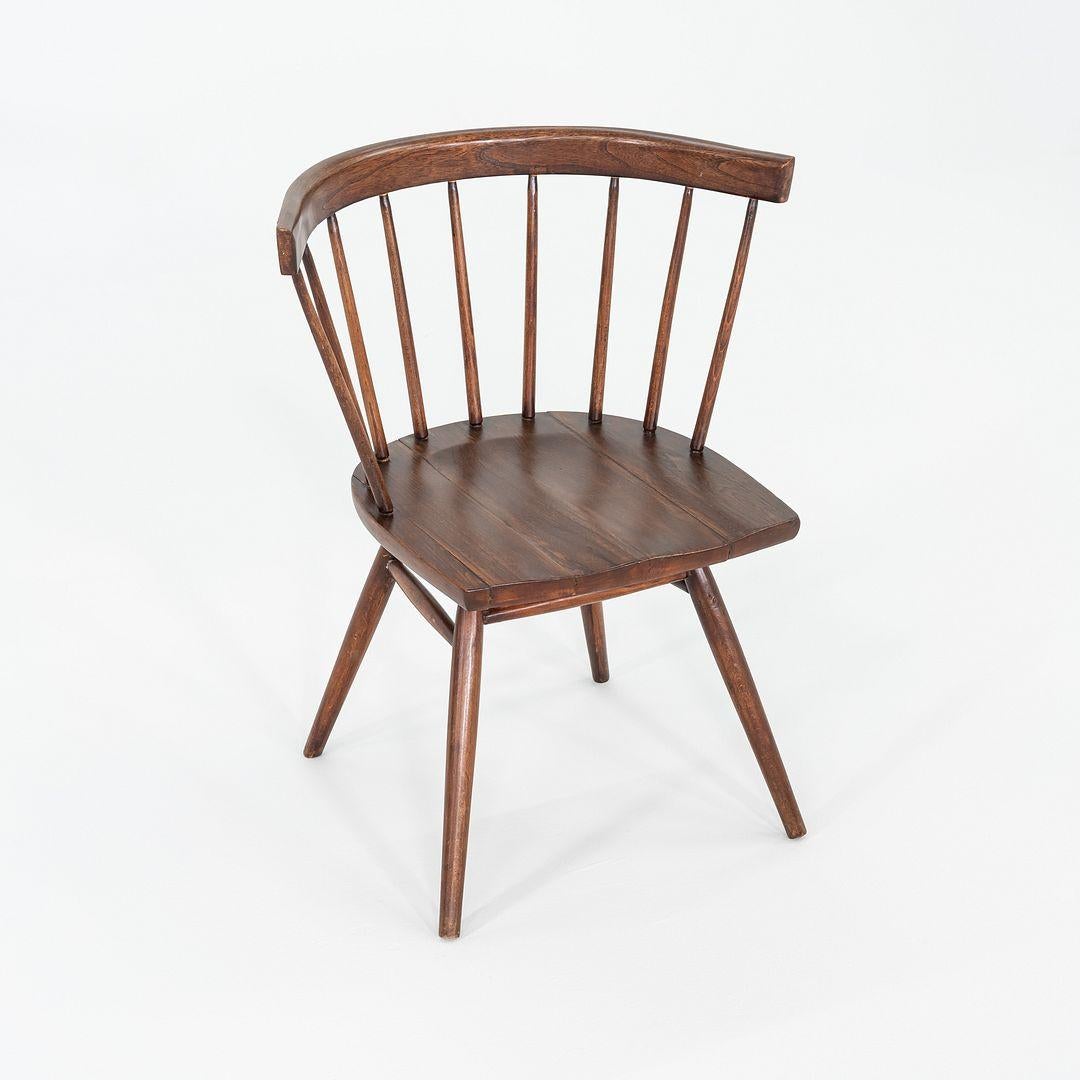 1949 George Nakashima pour N19 Chaise droite Knoll en noyer Bon état - En vente à Philadelphia, PA