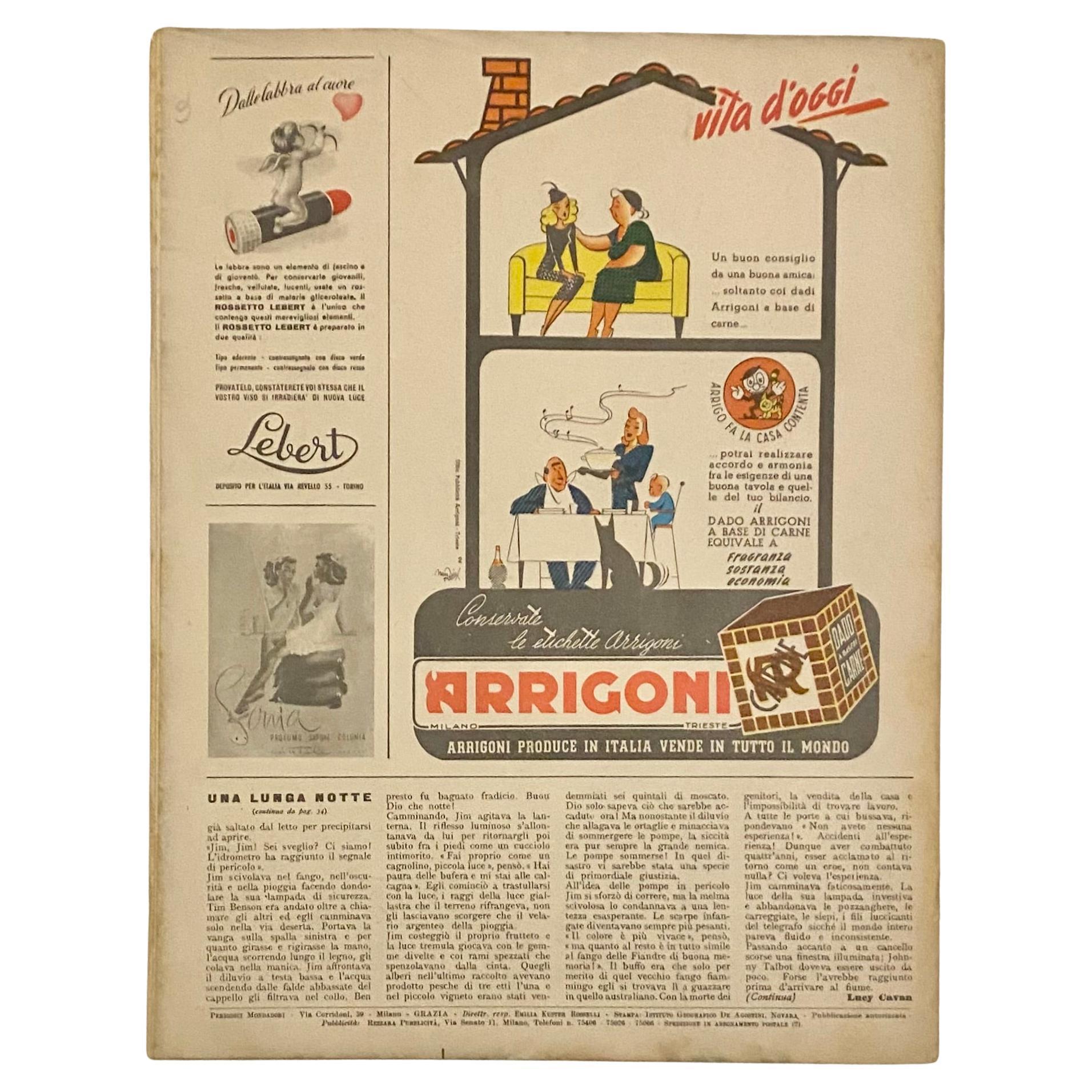 De las mujeres 1949 Revista GRAZIA Edición Italia en venta