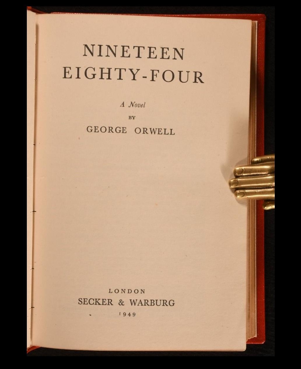 1949 Nineteen Eighty-Four Bon état - En vente à Bath, GB