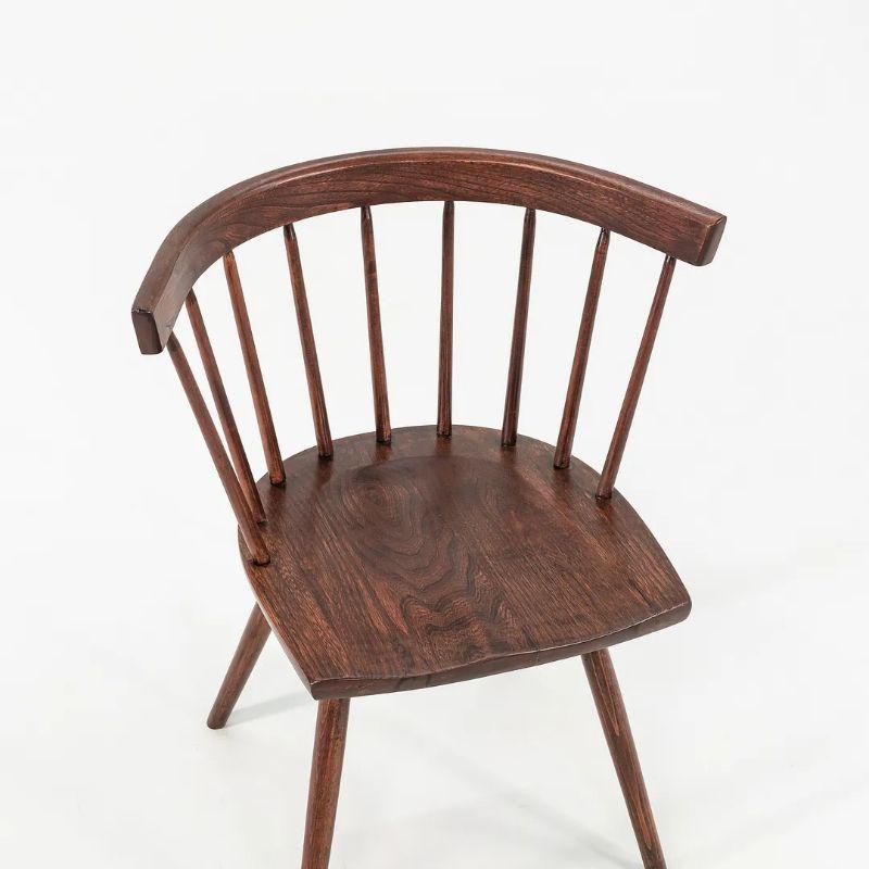 American 1949 Set of Four George Nakashima for Knoll Associates N19 Chairs in Walnut For Sale
