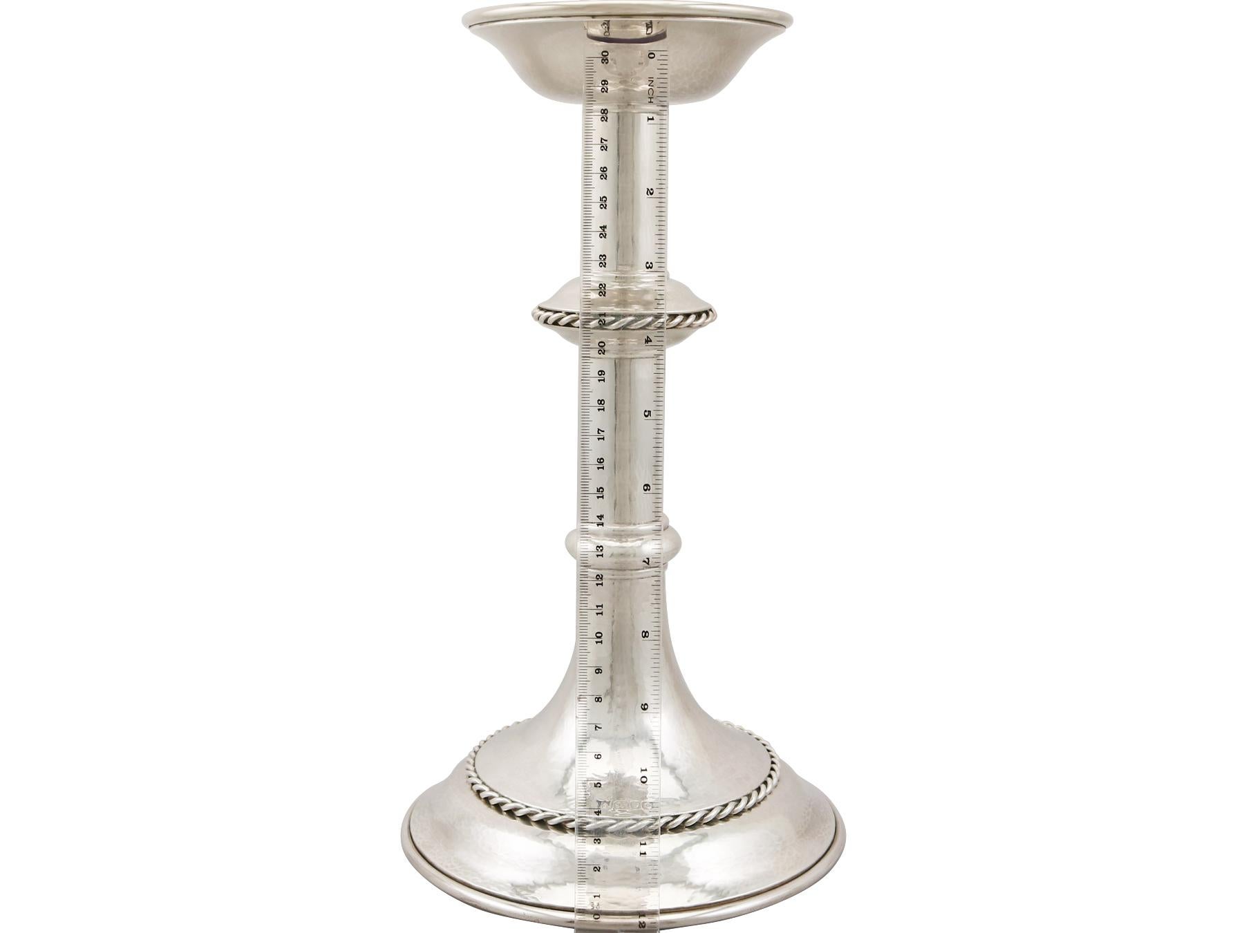 1949 Sterling Silver Alter Candlesticks 3