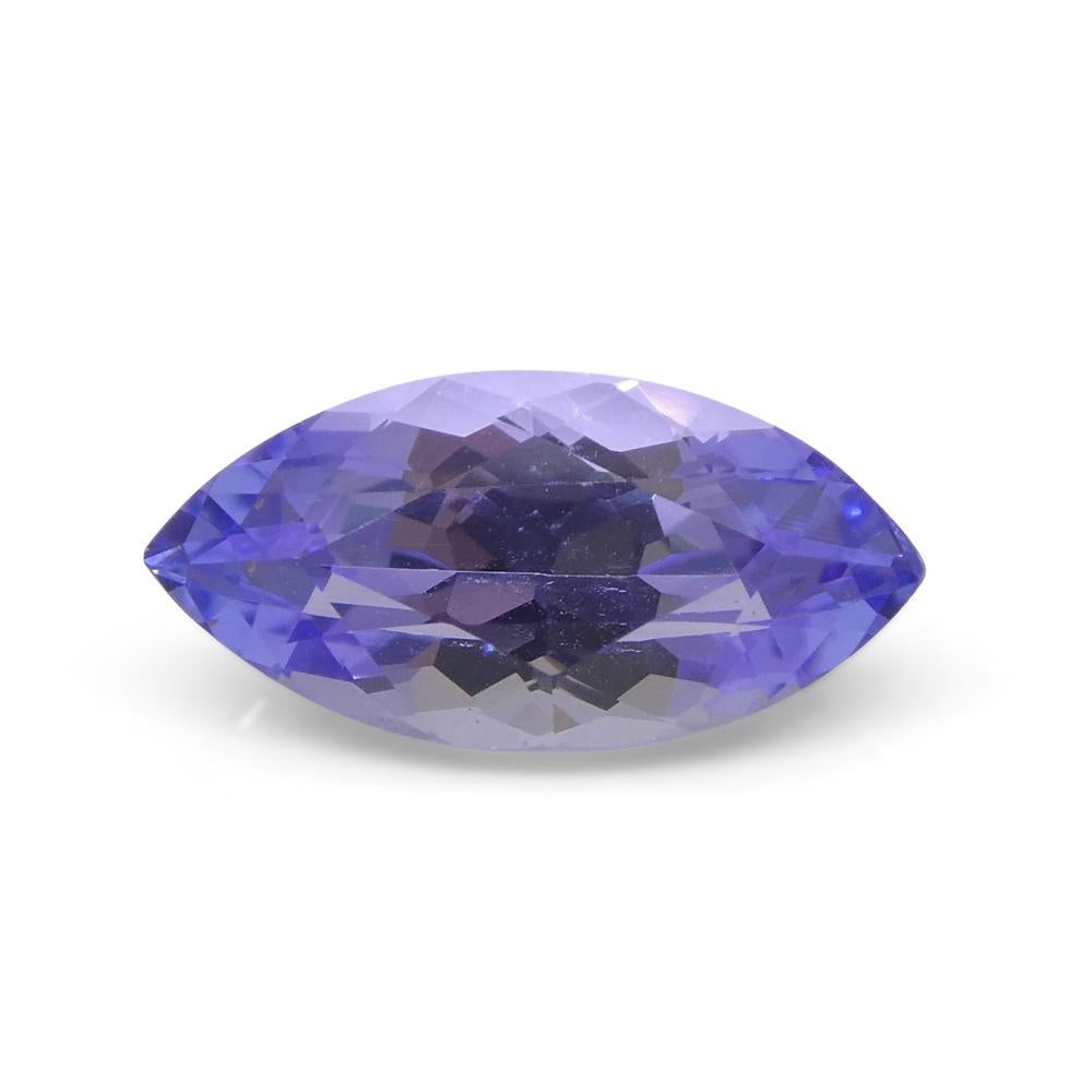 1.94ct Marquise Violet Blue Tanzinite from Tanzania In New Condition For Sale In Toronto, Ontario