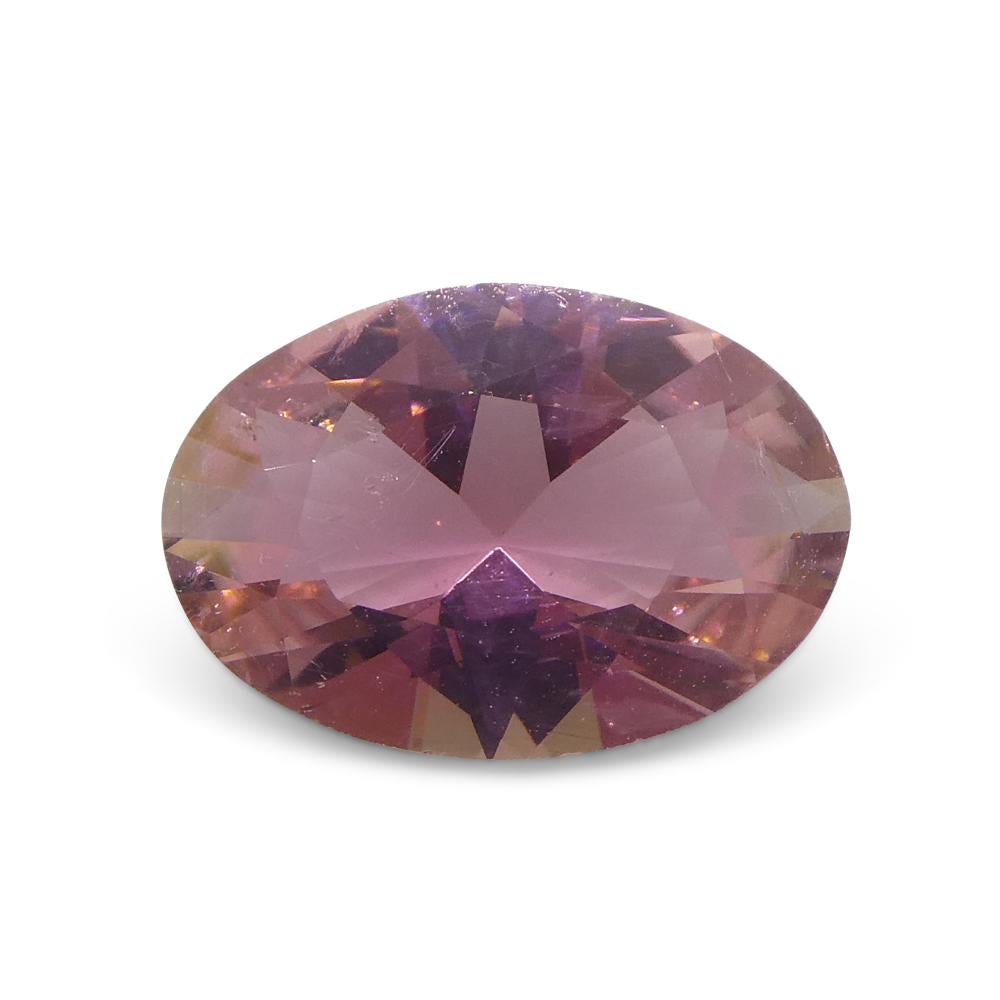 1.94ct Oval Pink Tourmaline from Brazil For Sale 5