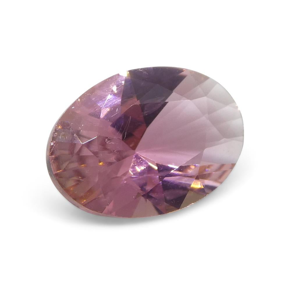 1.94ct Oval Pink Tourmaline from Brazil For Sale 6