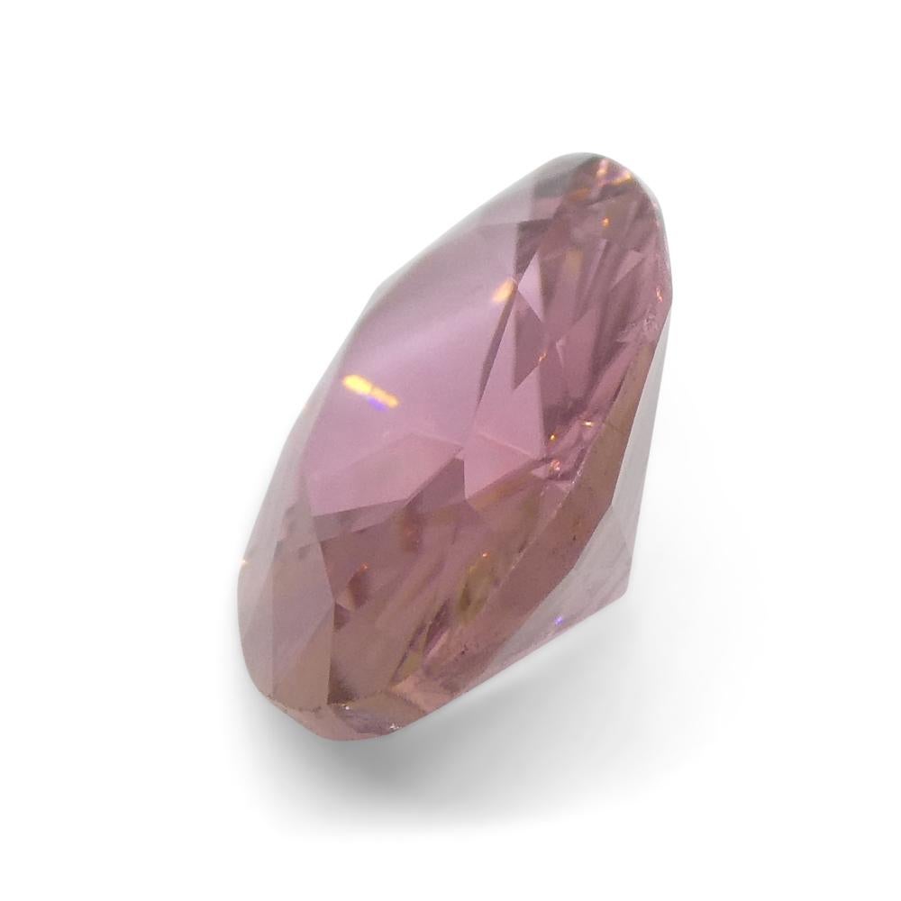 1.94ct Oval Pink Tourmaline from Brazil In New Condition For Sale In Toronto, Ontario