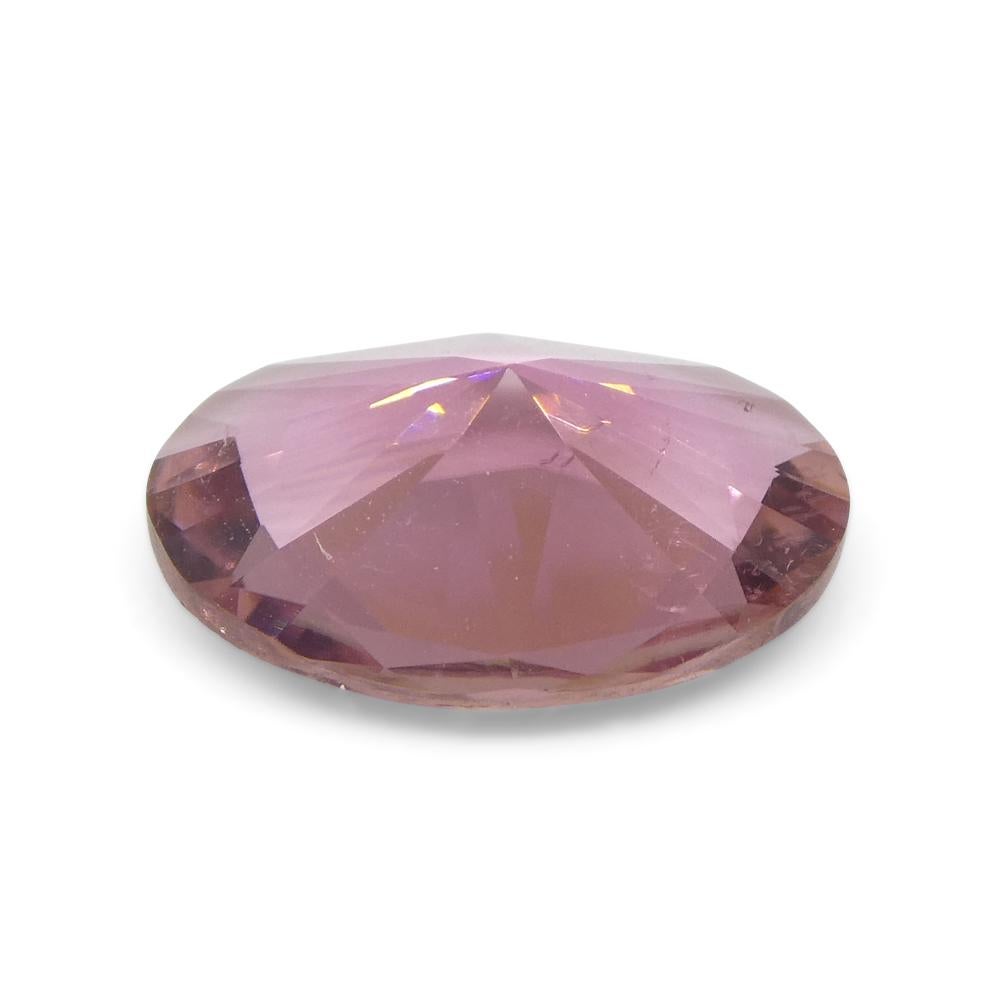 1.94ct Oval Pink Tourmaline from Brazil For Sale 4