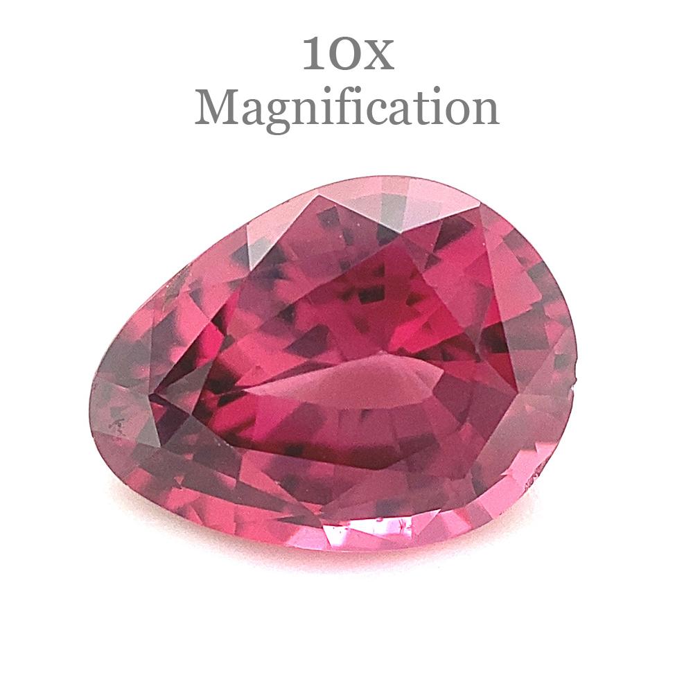 1.94ct Pear Pink Spinel from Sri Lanka Unheated For Sale 2