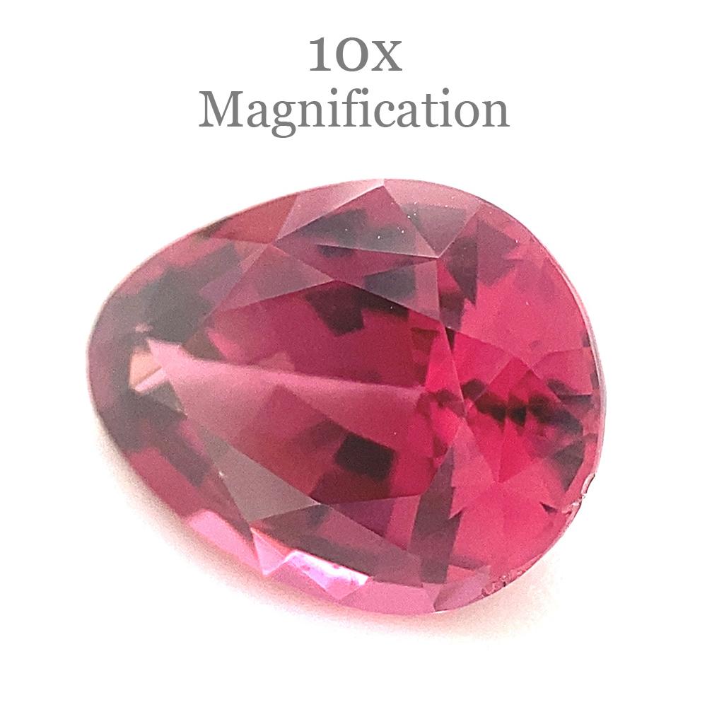 1.94ct Pear Pink Spinel from Sri Lanka Unheated For Sale 3