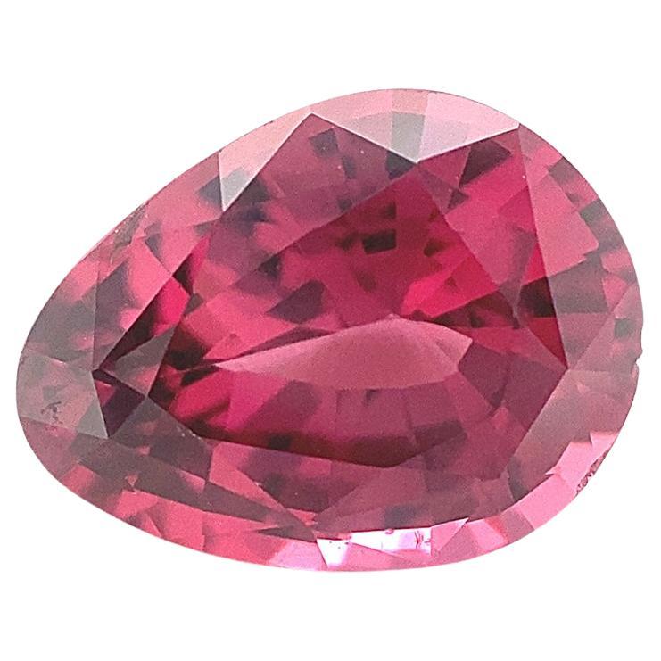1.94ct Pear Pink Spinel from Sri Lanka Unheated For Sale