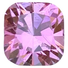 1.95 Carat Natural Loose Baby Pink Tourmaline Stone Cushion Cut Afghan Gemstone