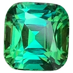 1.95 Carat Natural Loose Blue Green Tourmaline Cushion Shape Gemstone