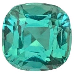 1.95 carati di tormalina blu-verde naturale sfusa a forma di cuscino