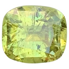 1.95 Carat Natural Loose Canary Tourmaline Cushion Shape Gemstone