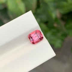 1,95 Karat Natürlicher loser Hot Pink Turmalin Kissenform Edelstein