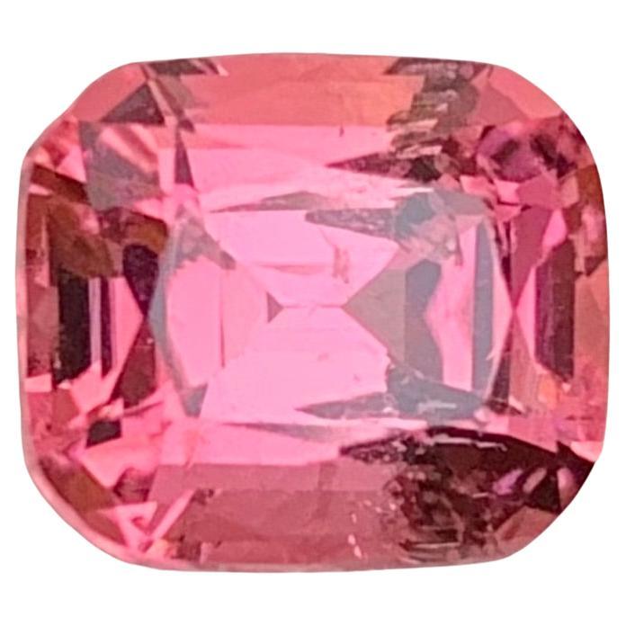 1,95 quilates turmalina rosa caliente natural suelta gema en forma de cojín