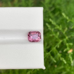 1.95 Carat Natural Loose Pink Spinel Stone Cushion Cut From Burma