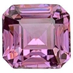 1.95 Carat Natural Loose Purplish Burmese Spinel Asscher Cut Gemstone