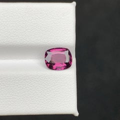 1.95 Carat Natural Loose Purplish Pink Spinel Cushion Cut Burmese Gemstone