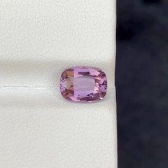 1.95 Carat Natural Loose Purplish Pink Spinel Cushion Cut Tanzania Gemstone