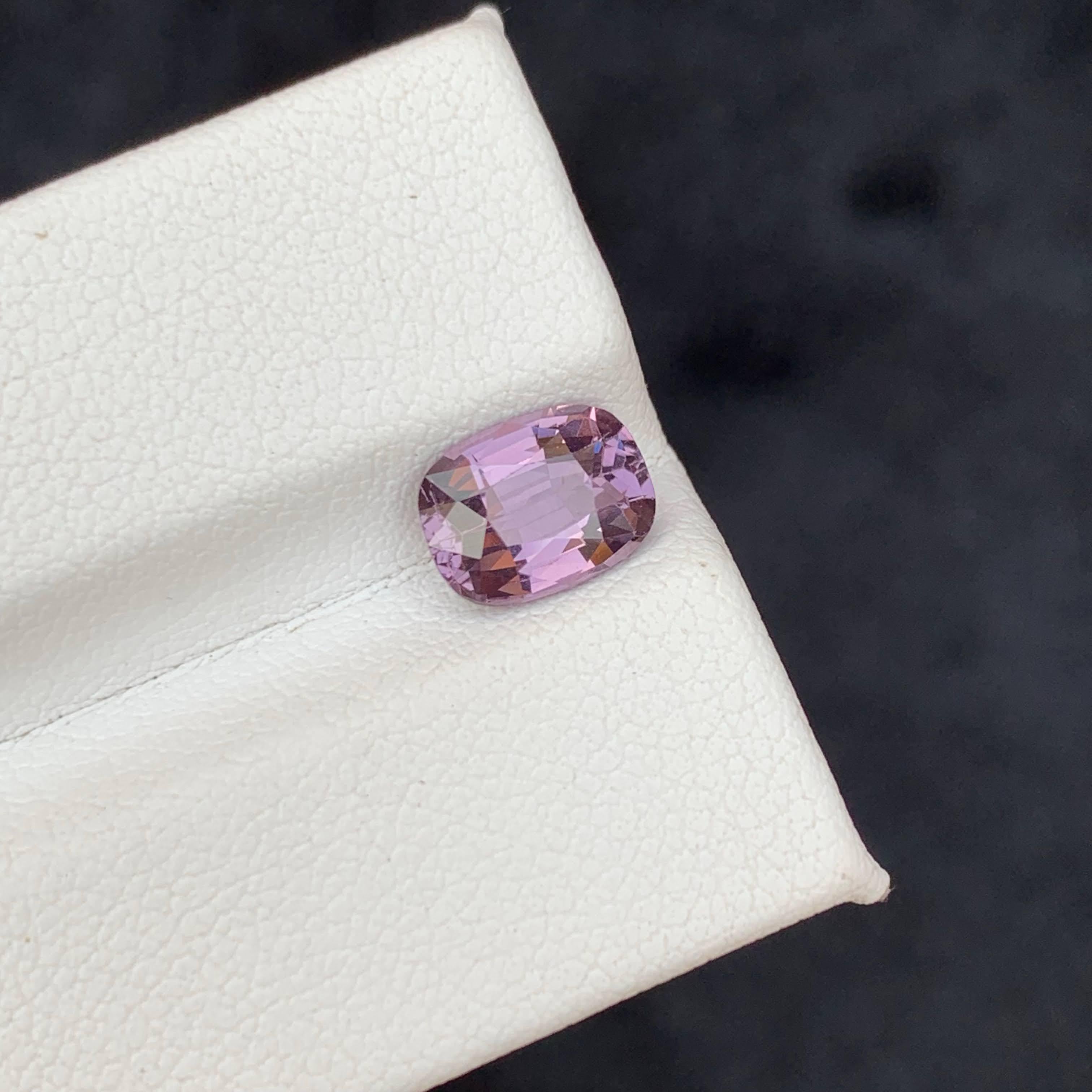 1,95 quilates Espinela rosa violácea natural suelta talla cojín Tanzania Gema en venta 3