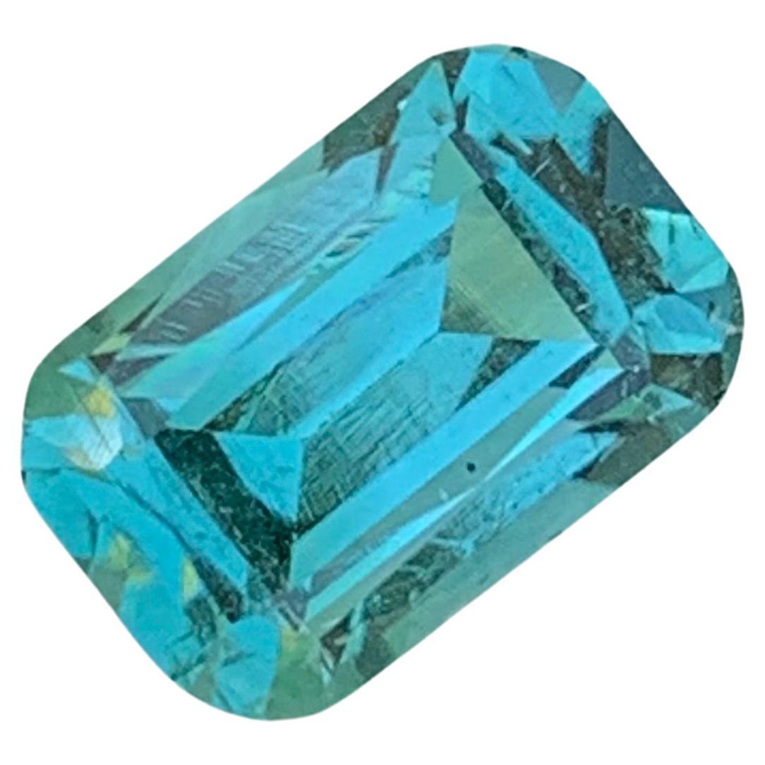 1.95 Carat Natural Loose Seafoam Tourmaline Cushion Shape Gem From Earth Mine