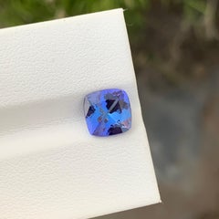 1.95 Carat Natural Loose Tanzanite Square Shape Gem For Jewellery Making