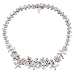 1.95 Carat SI Clarity HI Color Baguette Diamond Bracelet 14k White Gold Jewelry