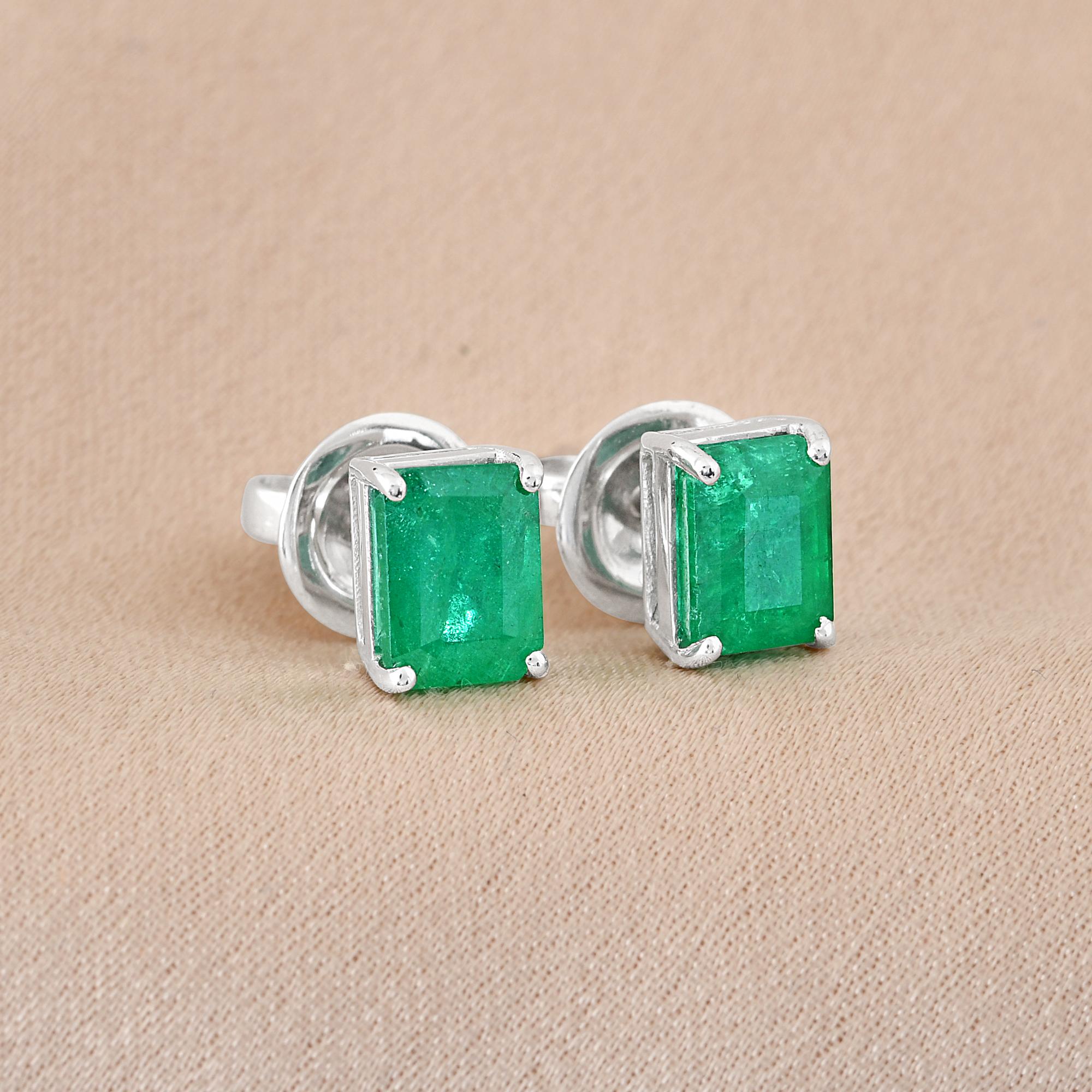 Item Code :- SEE-11833
Gross Weight :- 2.54 gm
18k White Gold Weight :- 2.15 gm
Emerald Weight :- 1.95 carat
Earrings Length :- 8 mm approx.
✦ Sizing
.....................
We can adjust most items to fit your sizing preferences. Most items can be