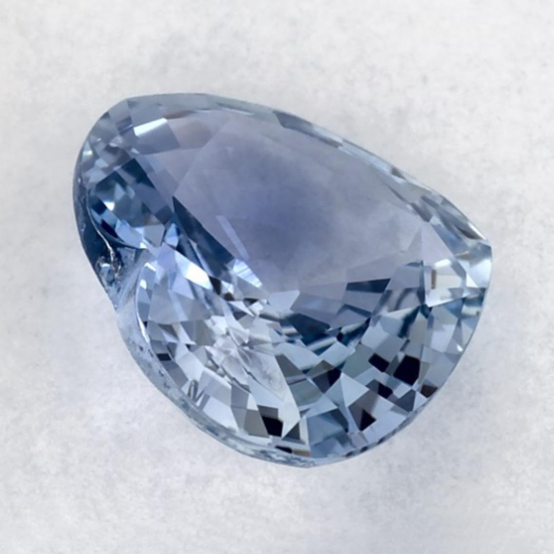 1.95 Ct Blue Sapphire Heart Loose Gemstone In New Condition For Sale In Fort Lee, NJ