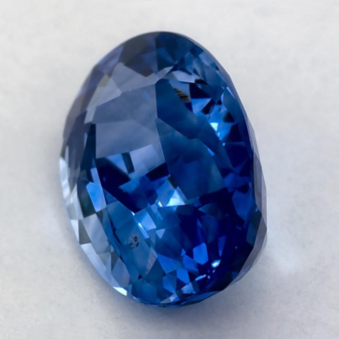 Oval Cut 1.95 Ct Blue Sapphire Oval Loose Gemstone For Sale