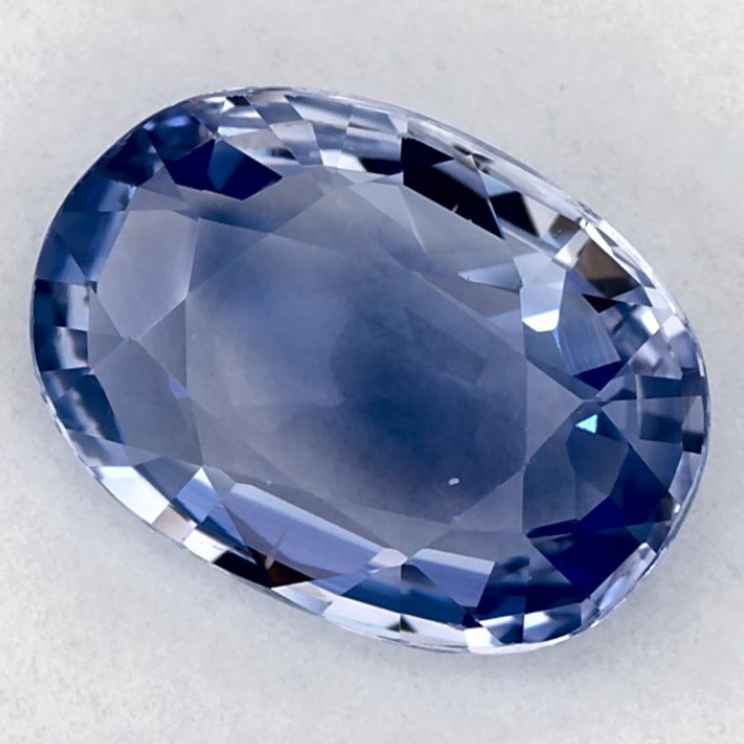 1.95 qt Zafiro Azul Oval Gema Suelta Corte oval en venta