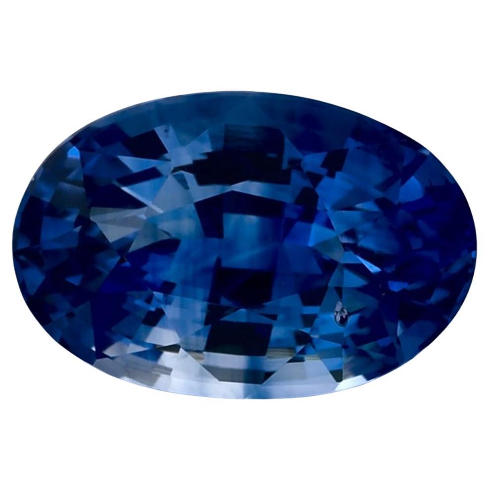 1.95 Ct Blue Sapphire Oval Loose Gemstone