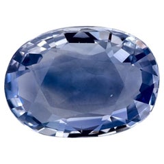 1.95 qt Zafiro Azul Oval Gema Suelta